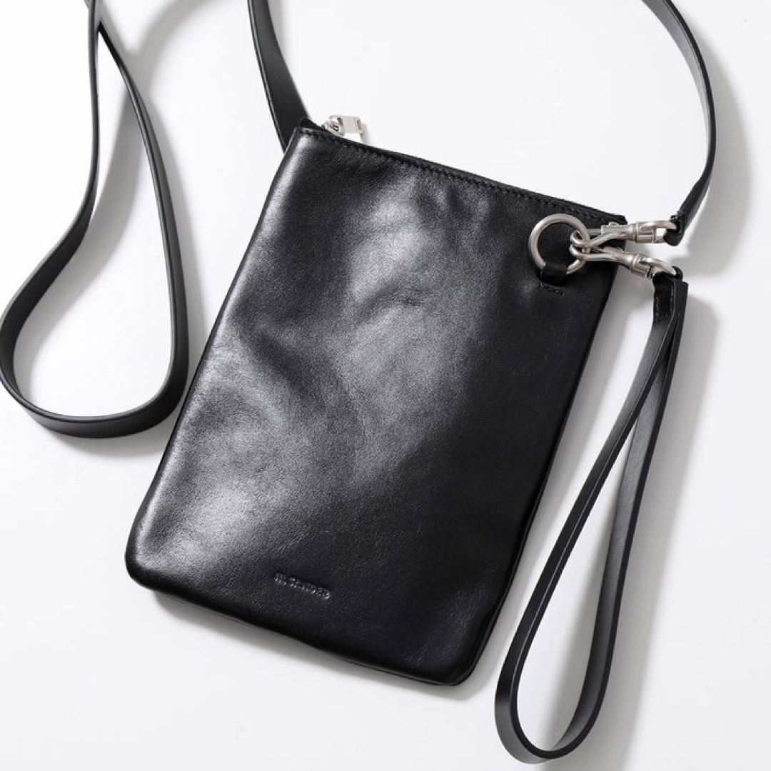 JIL SANDER ジルサンダー 23SS リンクポーチ 黒-