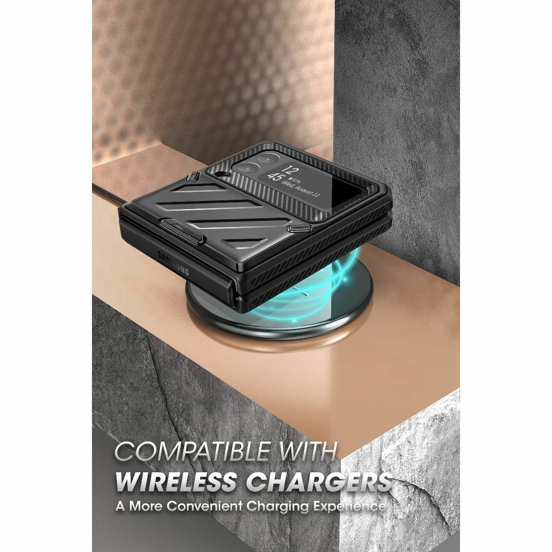 【色: ブラック】SUPCASE Galaxy Z Flip 4 5G (202