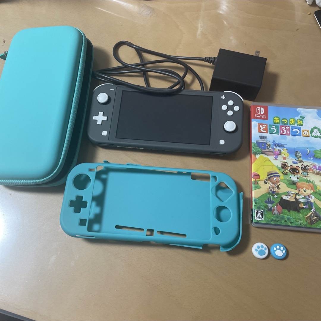 11/10まで出品 Switchライトグレー あつまれどうぶつの森