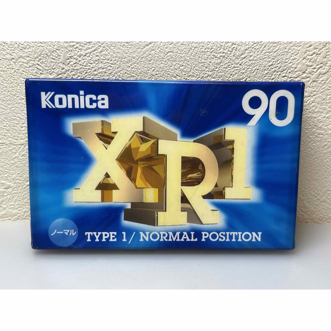 KONICA MINOLTA(コニカミノルタ)のKONICA XR-1 90N コニカ　オーディオカセットテープ　未開封品 スマホ/家電/カメラのオーディオ機器(その他)の商品写真