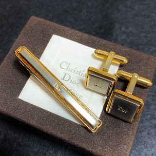 クリスチャンディオール(Christian Dior)のChristian Dior vintage タイピン　カフス　ビジネス　スーツ(ネクタイピン)