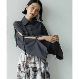 ハレ(HARE)の2023AW レア 即完売色 HARE パイピングビッグシャツ チャコールグレー(シャツ/ブラウス(長袖/七分))