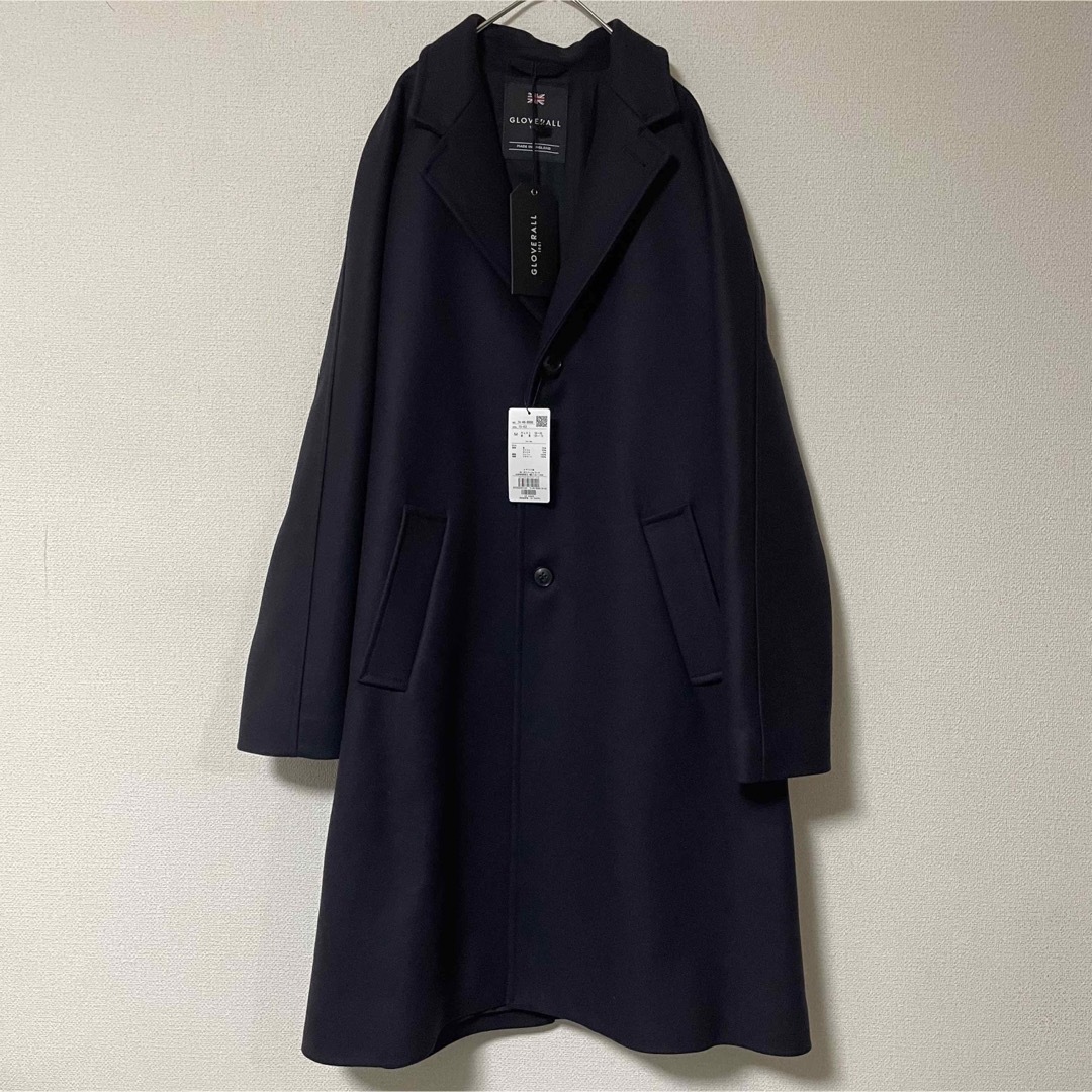 新品】GLOVERALL NEWYORKER チェスターコート カシミヤ混 M ...