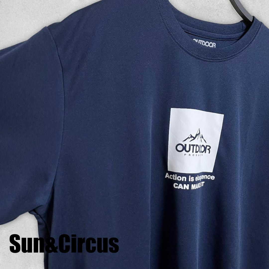 OUTDOOR PRODUCTS(アウトドアプロダクツ)のメンズ大きいサイズ5L速乾ドライOUTDOOR前ボックスロゴ半袖Tシャツ新品 メンズのトップス(Tシャツ/カットソー(半袖/袖なし))の商品写真