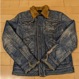 ディーゼル(DIESEL)の【美品】ディーゼル　メンズ　デニムジャケット　ボア　S(Gジャン/デニムジャケット)