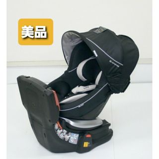 コンビ(combi)の【美品】回転式チャイルドシート　シートベルト固定式(自動車用チャイルドシート本体)