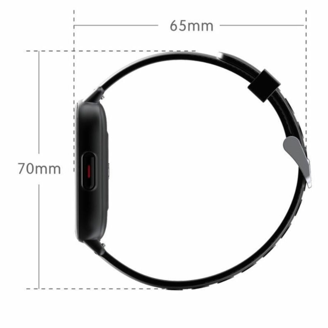 スマートウォッチ 1.69インチ 腕時計 Bluetooth 5.0　グリーン