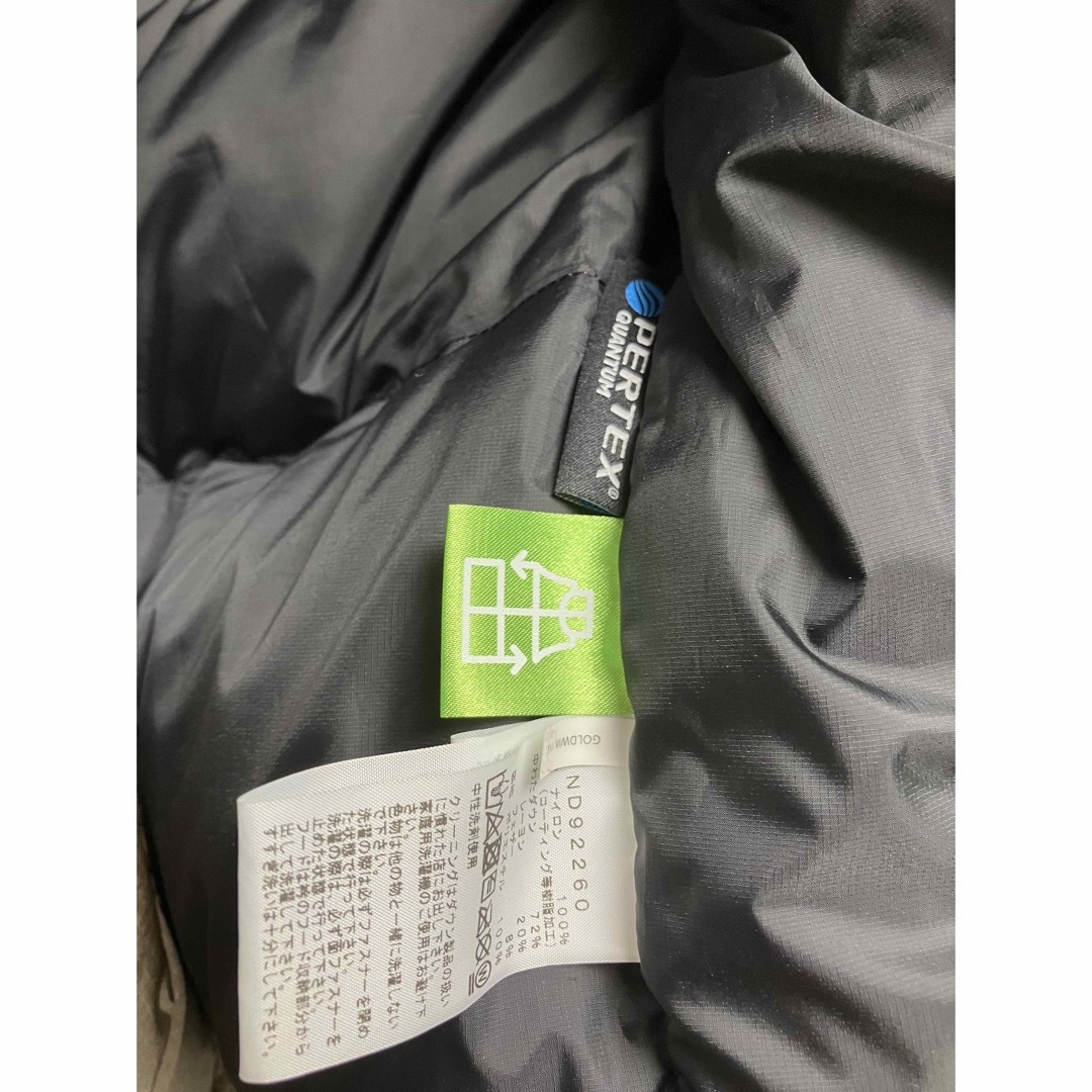 THE NORTH FACE(ザノースフェイス)のノースフェイス　ダウン　ゴアテックス　ウォルナット　XL メンズのジャケット/アウター(ダウンジャケット)の商品写真