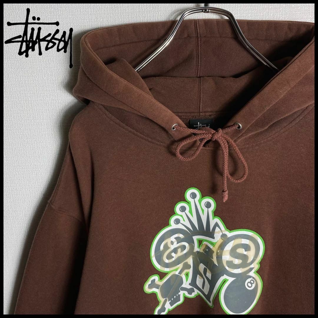 STUSSY - 【希少XLサイズ】ステューシー ビッグプリント入り人気カラー