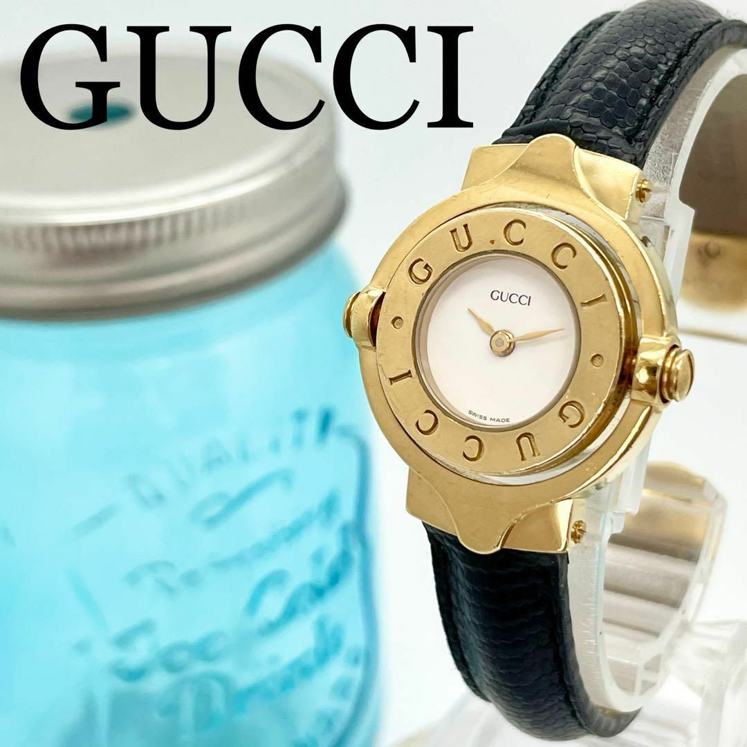 Gucci - 608 GUCCI グッチ時計 レディース腕時計 ゴールド バングル 箱