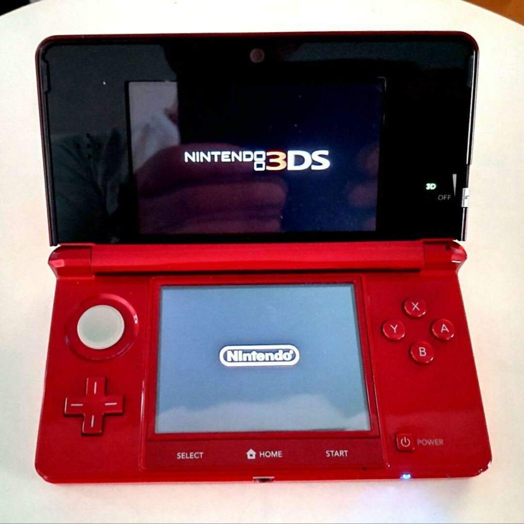 ニンテンドー3DS メタリックレッド CTR-001 - 携帯用ゲーム機本体