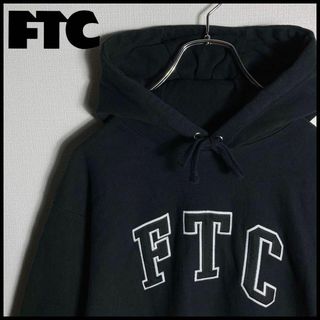 FTC - 【美品】FTC ビッグ刺繍ロゴ入り定番カラーパーカー 即完売