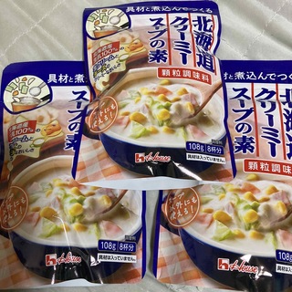 ハウスショクヒン(ハウス食品)の北海道クリーミースープの素　６袋(調味料)