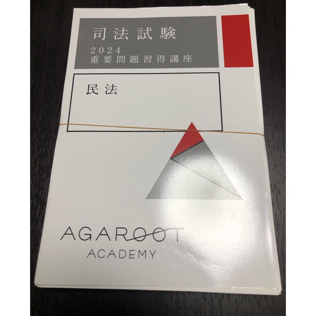 【裁断済み】最新　アガルート 重要問題習得講座 2024 7科目フルセット