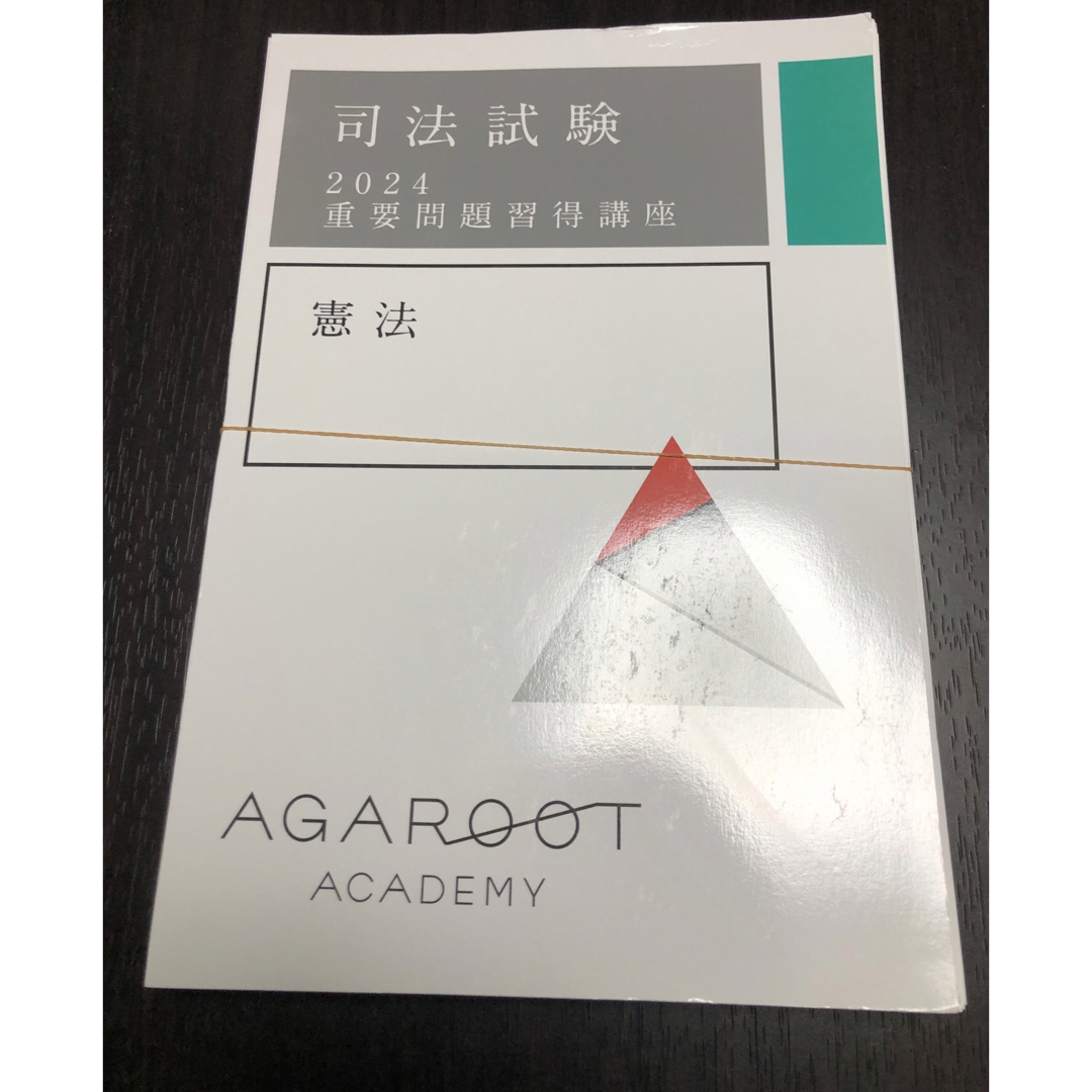 【裁断済み】最新　アガルート 重要問題習得講座 2024 7科目フルセット 3