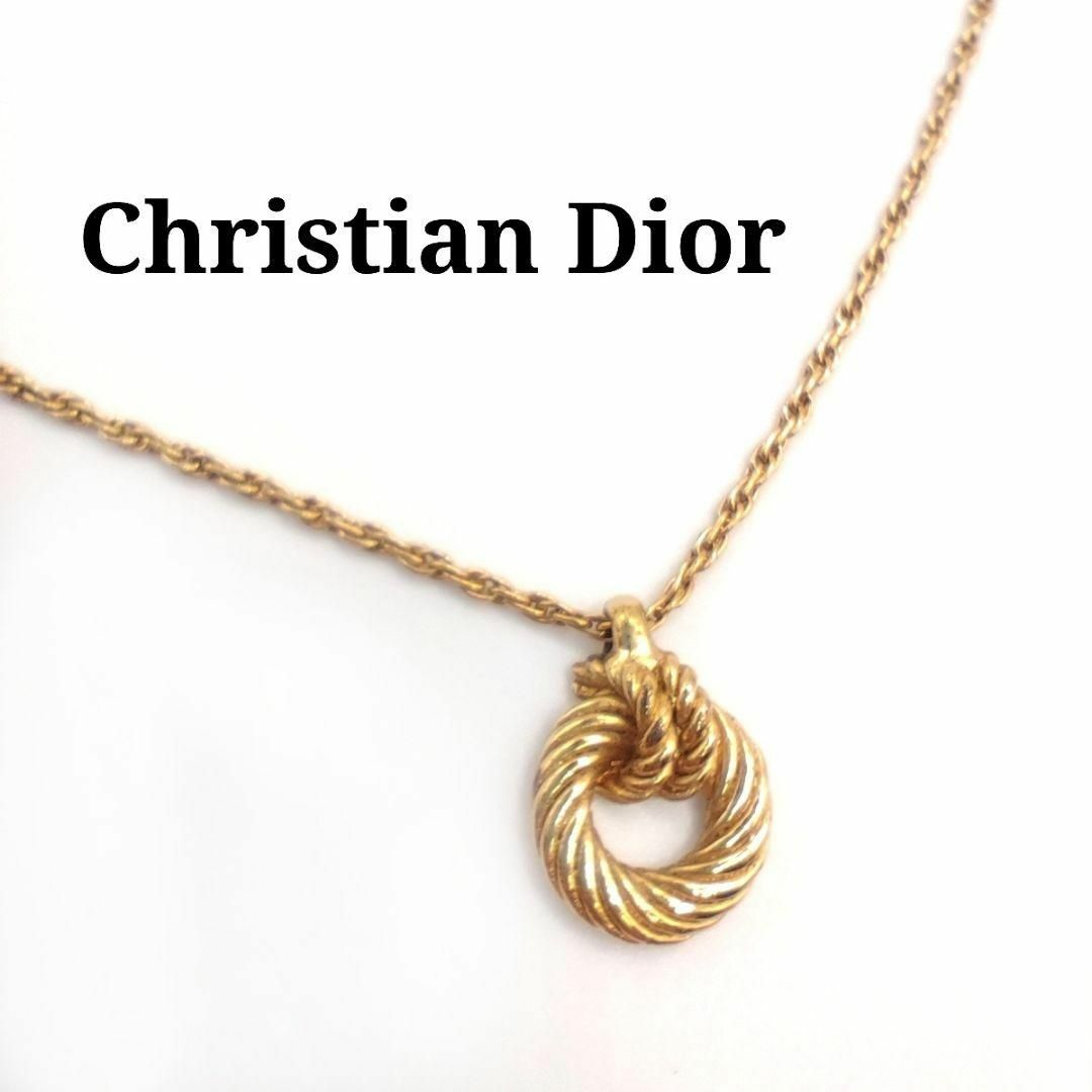 極美品】＊Christian Dior＊ネックレス＊ゴールド＊即日発送＊-