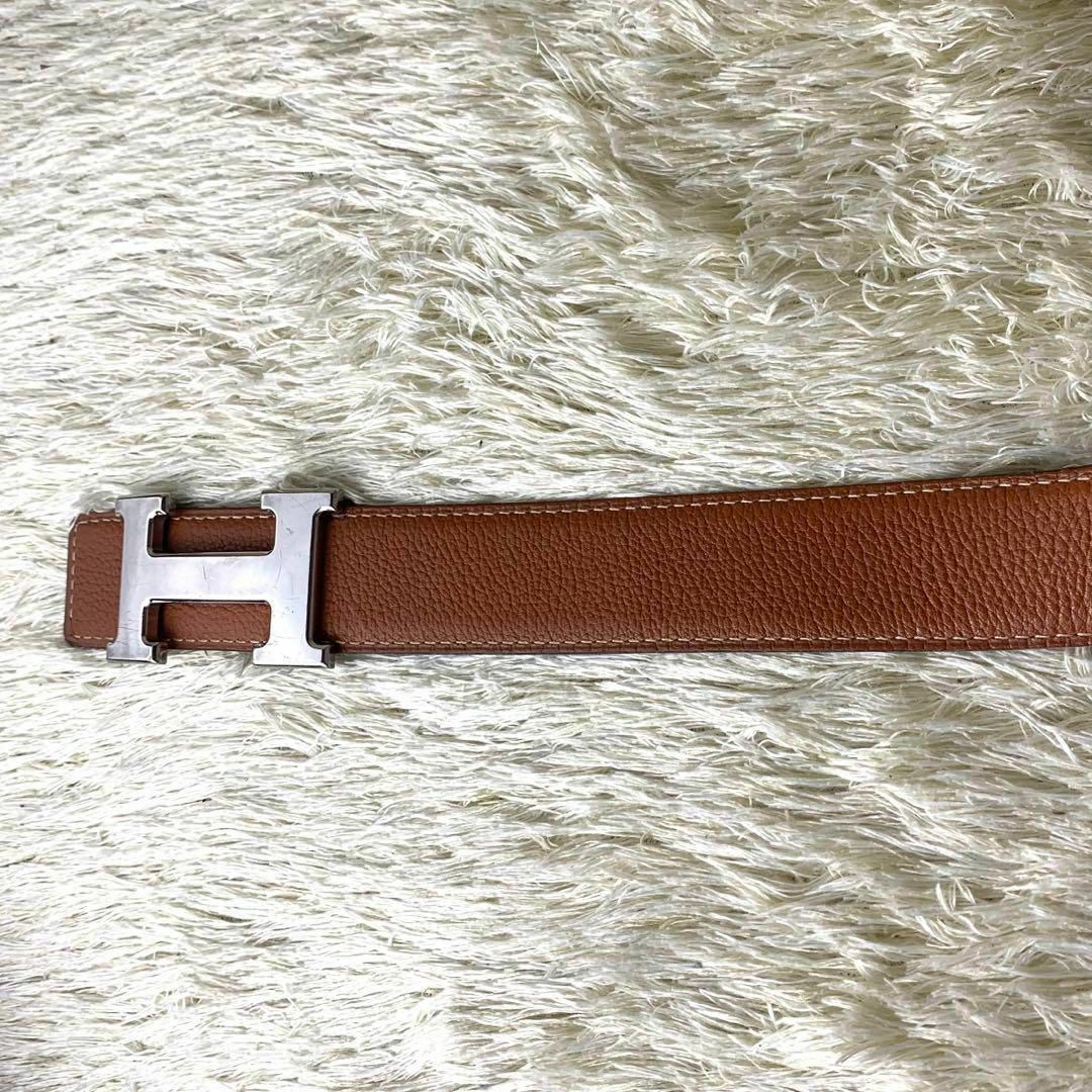 Hermes - 【美品】エルメス ベルト コンスタンス リバーシブル 茶 黒