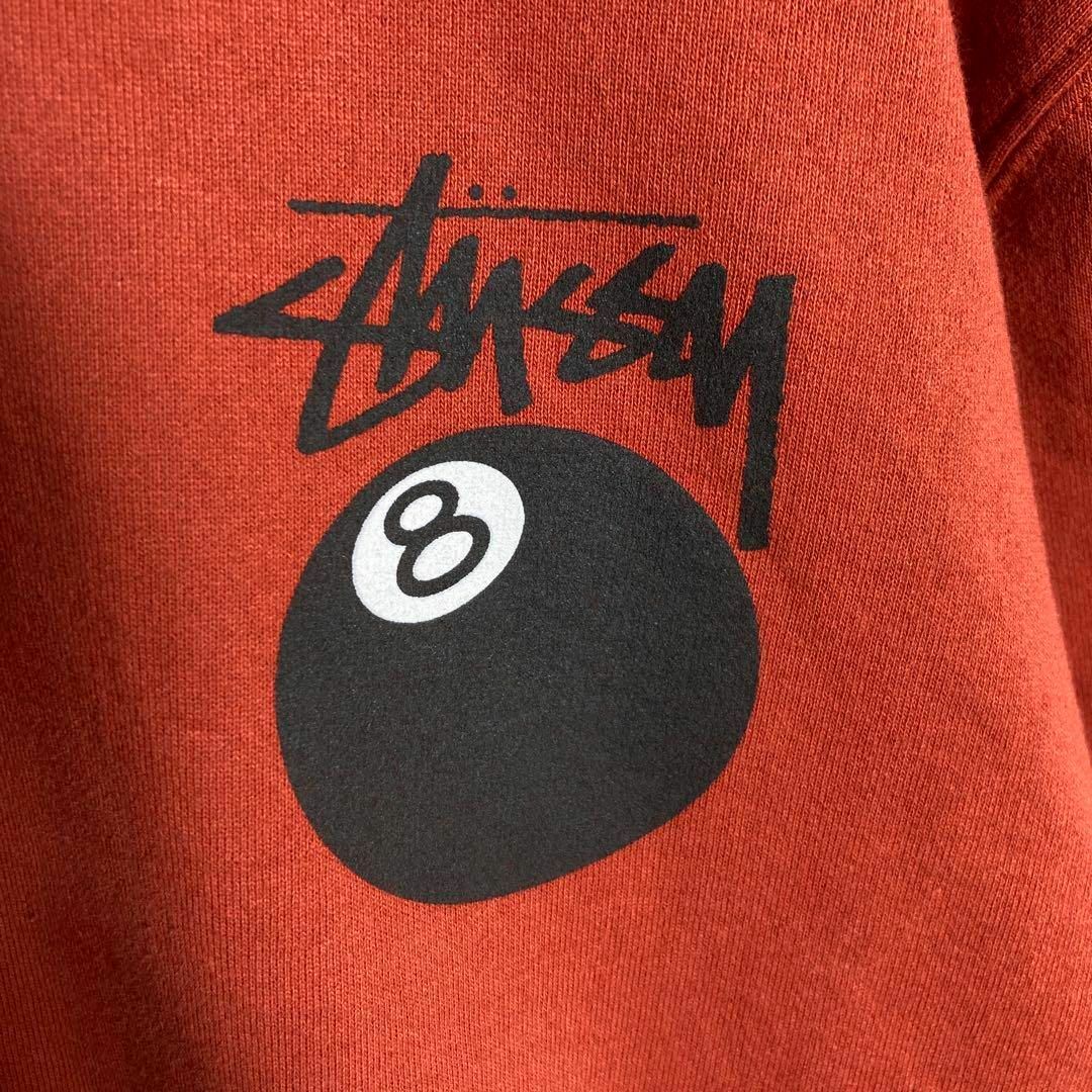 STUSSY   希少XLサイズステューシー ビッグプリント 8ボール プル