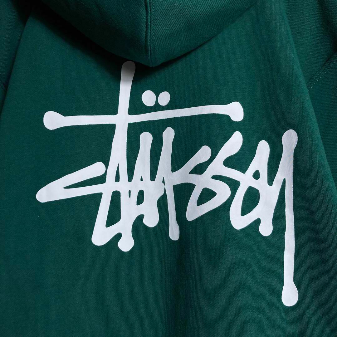 STUSSY   新品未使用タグ付ステューシー ビッグロゴ フルジップ