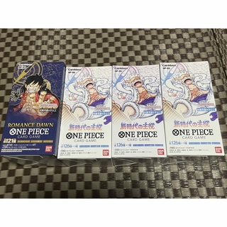 新品未開封　テープ付き　新時代の主役3box ロマドン1boxセット(Box/デッキ/パック)