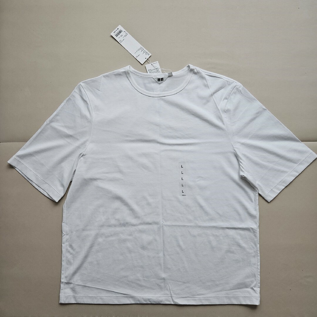 UNIQLO(ユニクロ)のエアリズムクルーネックリラックスt オフホワイト レディースのトップス(Tシャツ(半袖/袖なし))の商品写真