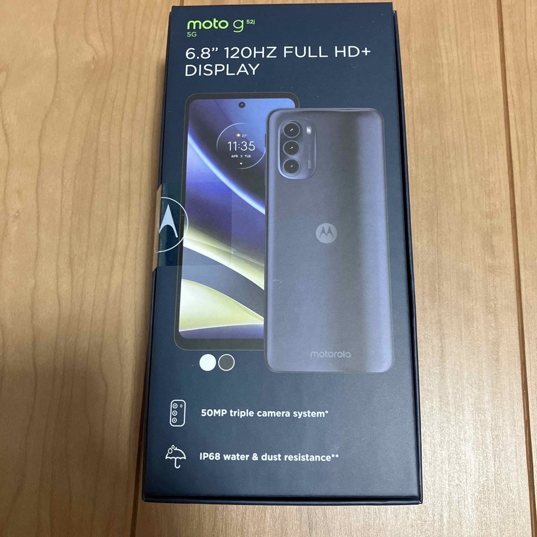 MOTOROLA スマートフォン moto g52j 5G パールホワイト PA