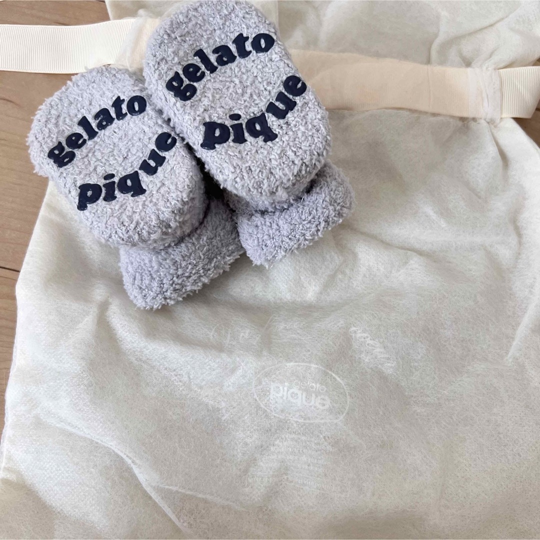 gelato pique(ジェラートピケ)の新品🏷gelato piqué COSMO baby ソックス（ショップ袋付） キッズ/ベビー/マタニティのこども用ファッション小物(靴下/タイツ)の商品写真