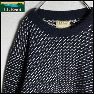 80%WOOLLLBean 在原みゆ紀着用 バーズアイニットヴィンテージ エルエル