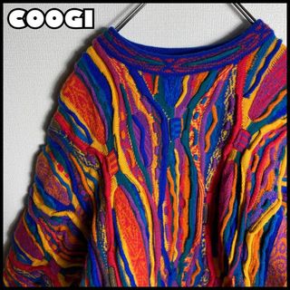 COOGI   幻の1点モノcoogi クージー 立体 編込み 3Dニット 即完売