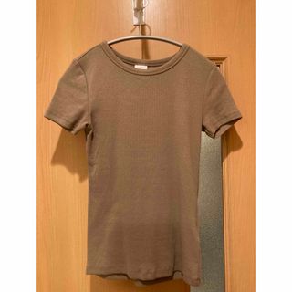 エイチアンドエム(H&M)のH&M ＊　リブトップス　リブTシャツ(Tシャツ(半袖/袖なし))