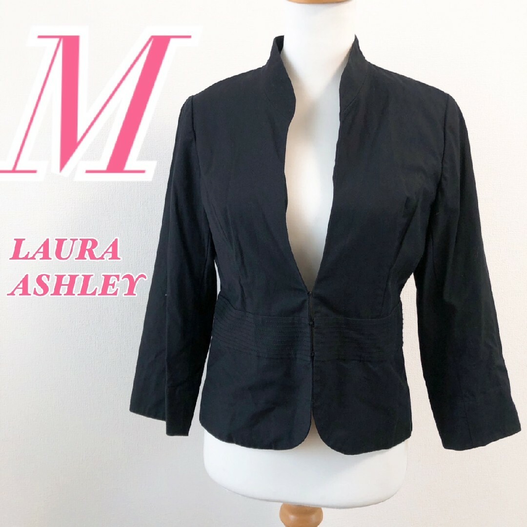 LAURA ASHLEY(ローラアシュレイ)のLAURA ASHLEY ローラアシュレイ レディース M ジャケット オフィス レディースのジャケット/アウター(テーラードジャケット)の商品写真