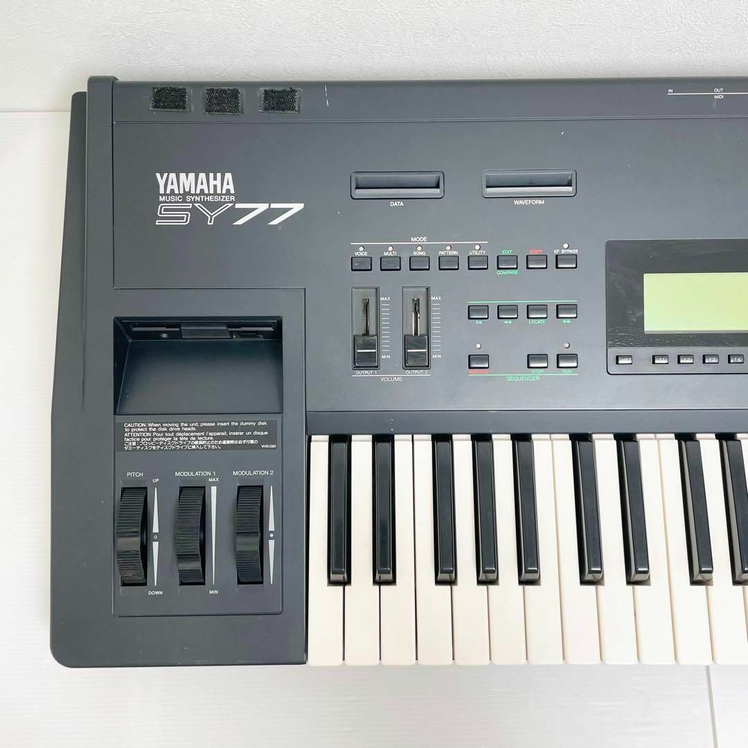 希少！ 動作品 YAMAHA ヴィンテージ シンセサイザー SY77 - 鍵盤楽器