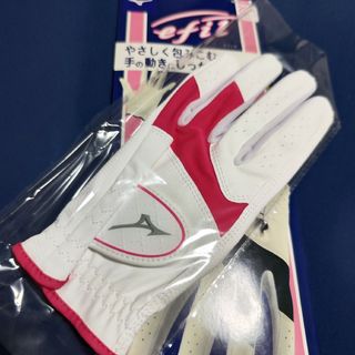 ミズノ(MIZUNO)の【新品】ミズノ／レディース用グローブ★エフィル（左手用）20cm★ピンクa(その他)