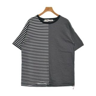 ソーイ(SOE)のSOE ソーイ Tシャツ・カットソー 2(M位) 紺x白(ボーダー) 【古着】【中古】(Tシャツ/カットソー(半袖/袖なし))