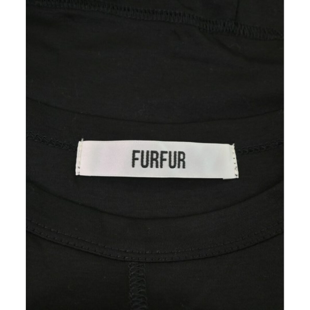 fur fur(ファーファー)のFURFUR ファーファー ワンピース ONE 黒 【古着】【中古】 レディースのワンピース(ひざ丈ワンピース)の商品写真