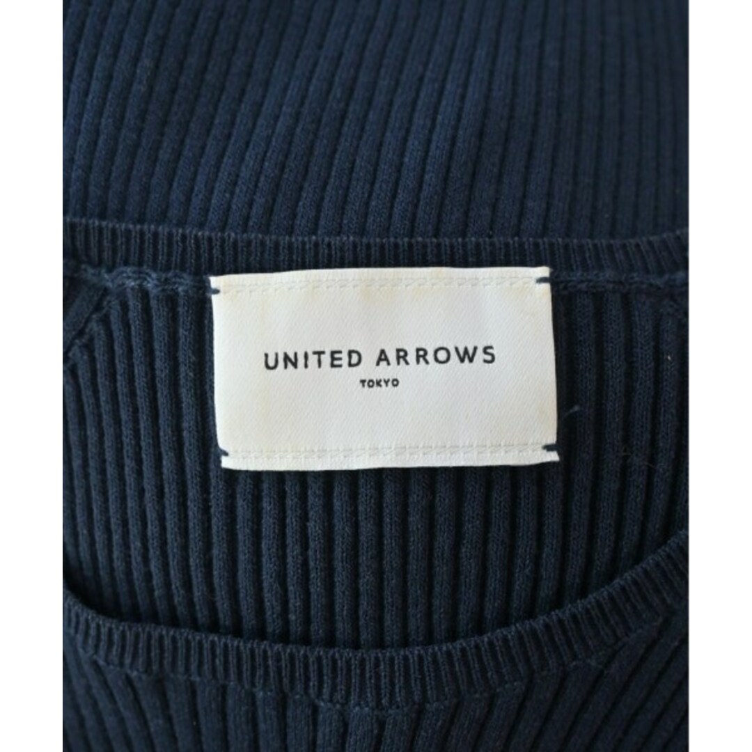 UNITED ARROWS(ユナイテッドアローズ)のUNITED ARROWS ベスト/ノースリーブ -(XS位) 紺 【古着】【中古】 レディースのトップス(ベスト/ジレ)の商品写真