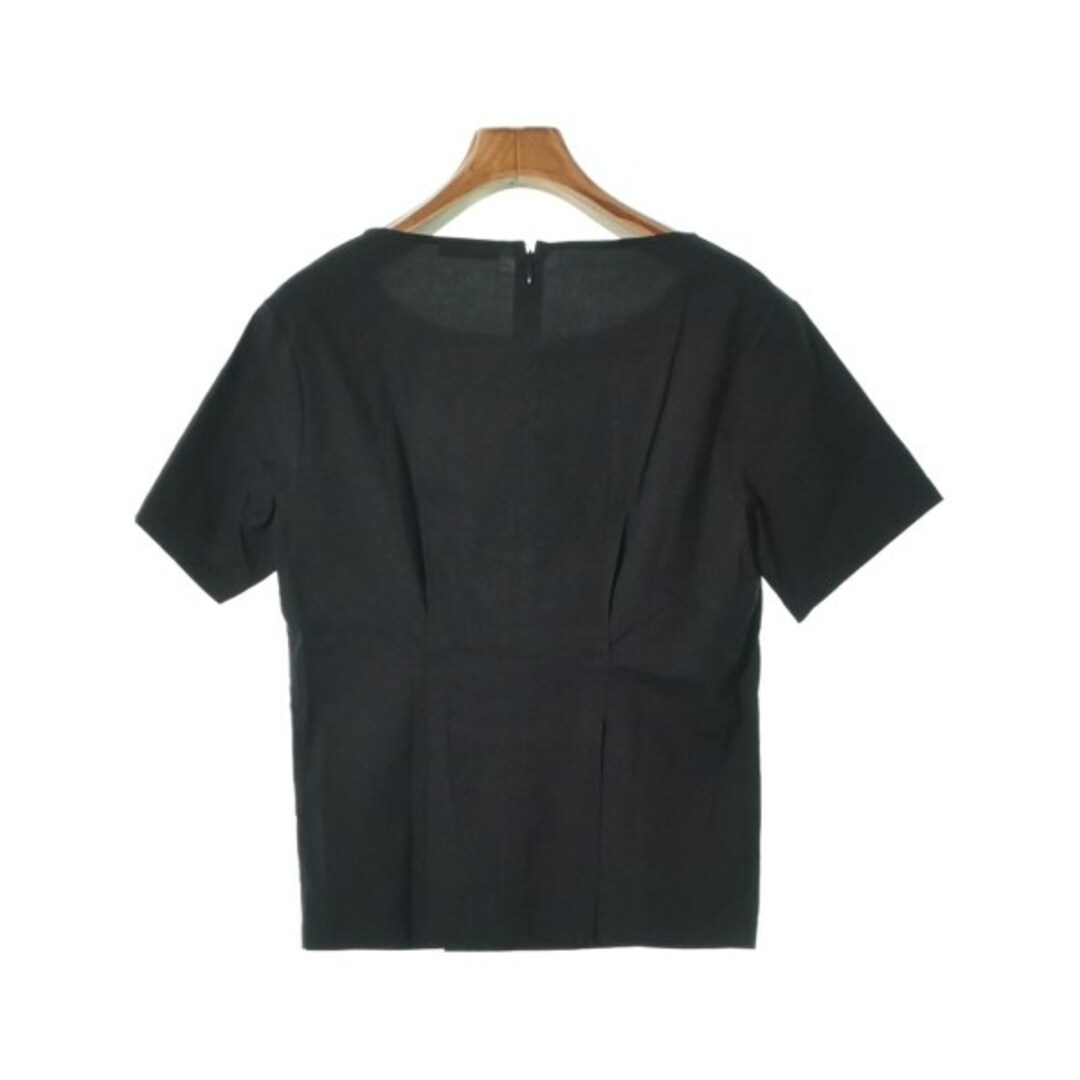 theory luxe セオリーリュクス ブラウス 38(M位) 黒 - シャツ/ブラウス