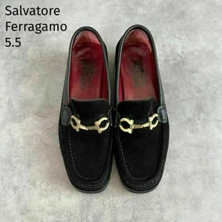 Salvatore Ferragamo 黒モカシン