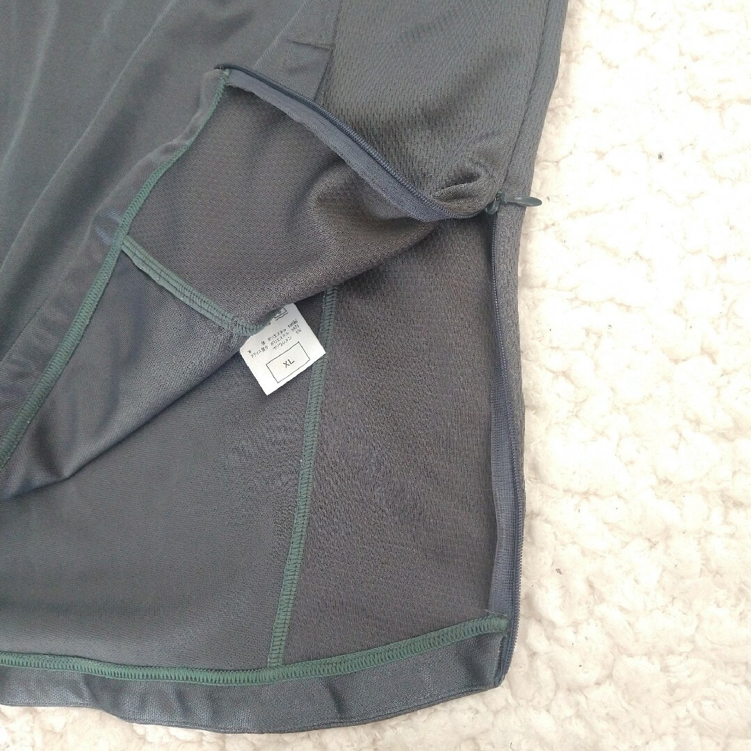 美品 NIKE ピステ プルオーバー ダブルスウッシュ 光沢 グレー XL