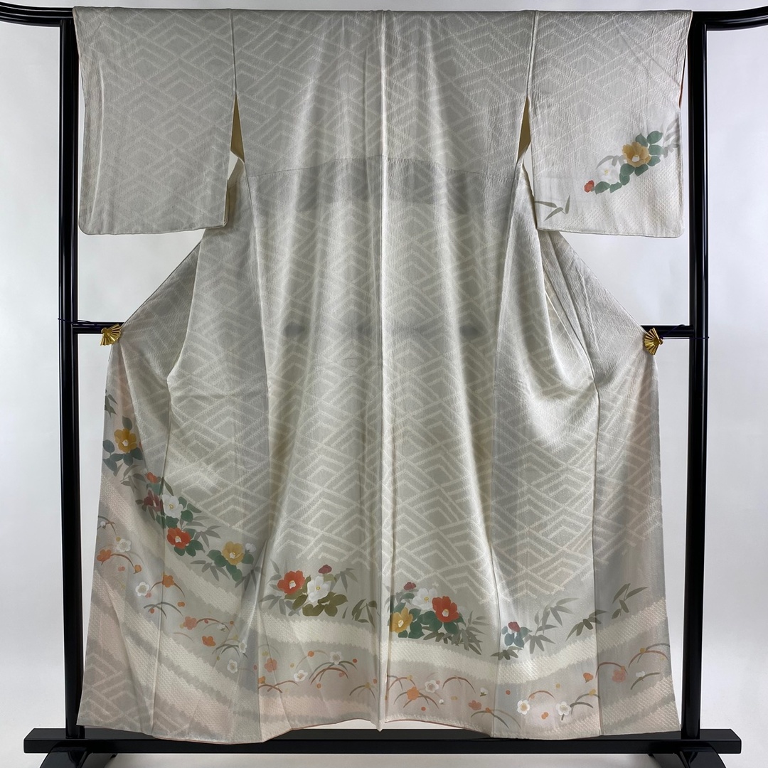 訪問着 身丈155.5cm 裄丈64cm 正絹 秀品 - 着物 訪問着 秀品 身丈154.5cm 裄丈64.5cm 正絹