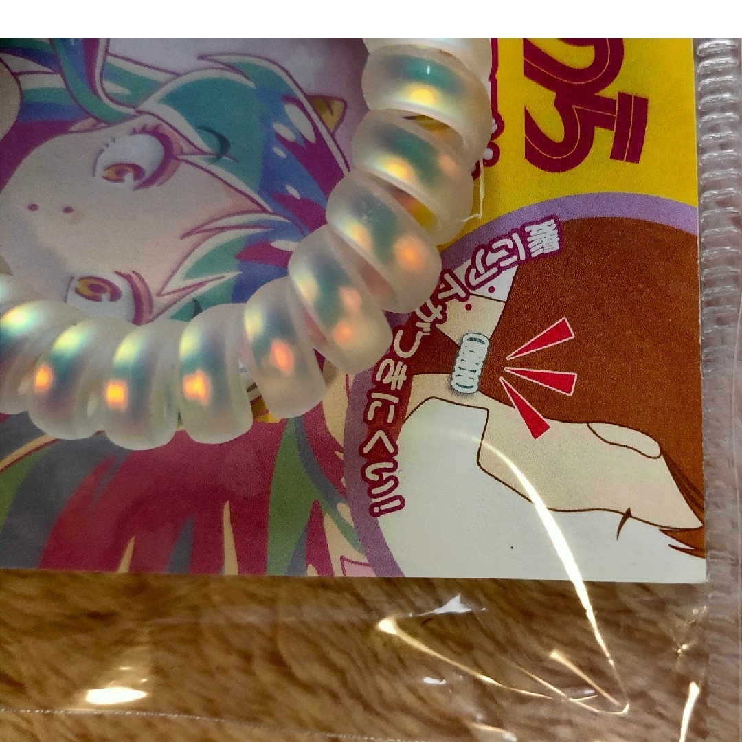 スパイラルヘアゴム うる星やつら ラムちゃん エンタメ/ホビーのアニメグッズ(その他)の商品写真