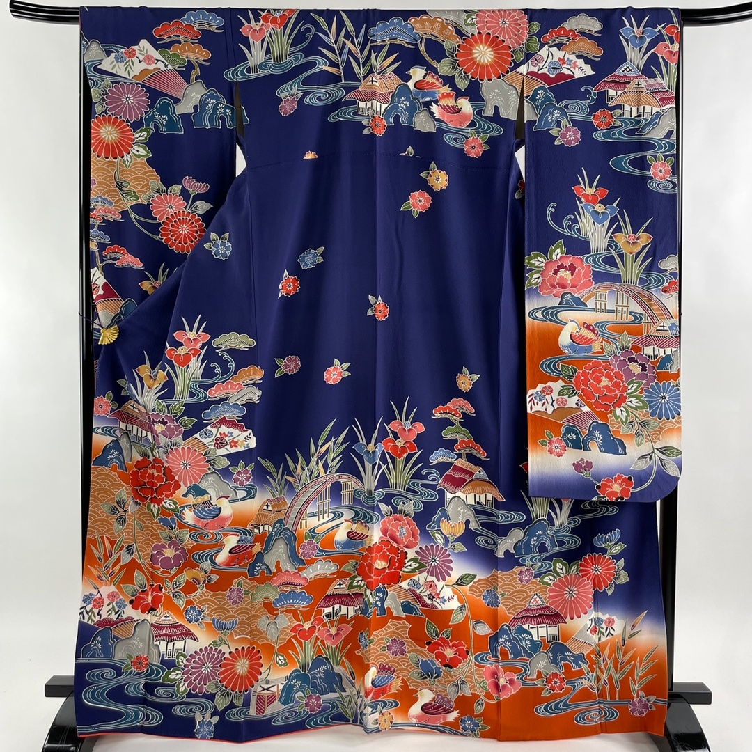 振袖 身丈171.5cm 裄丈67.5cm L 正絹 美品 秀品