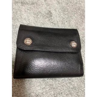 クロムハーツ(Chrome Hearts)のクロムハーツ　ウェーブミニ(折り財布)