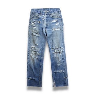 リーバイス(Levi's)の80s Levi’s 501 ヴィンテージクラッシュデニム デストロイ グランジ(デニム/ジーンズ)