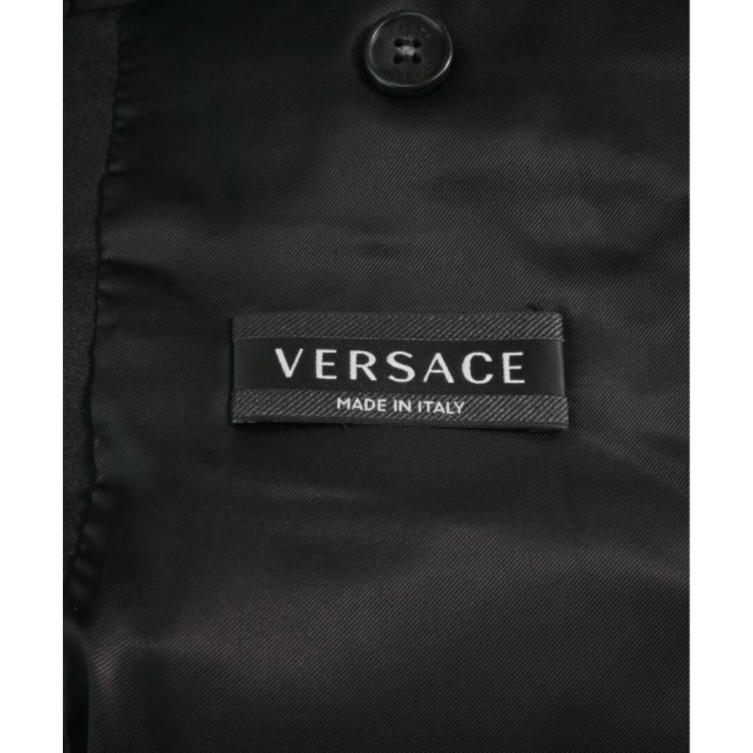 VERSACE ヴェルサーチ テーラードジャケット 54(XXL位) 黒(総柄)