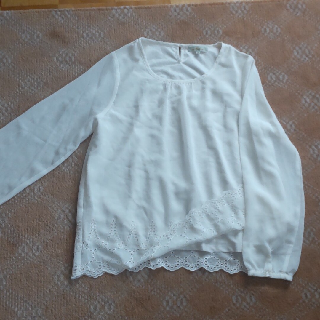 2枚重ねシャツブラウス レディースのトップス(シャツ/ブラウス(長袖/七分))の商品写真