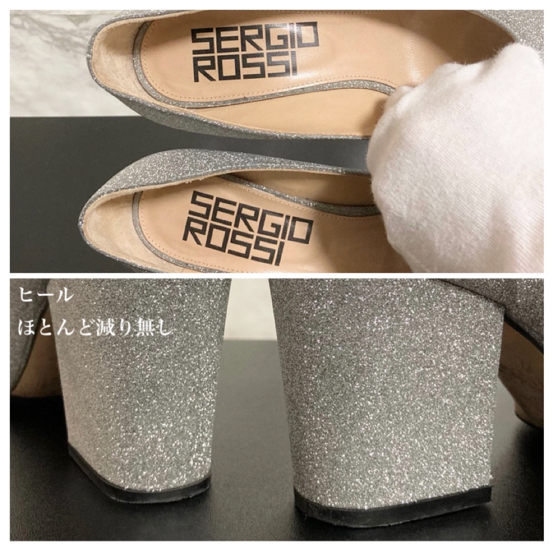 Sergio Rossi(セルジオロッシ)の【美品 20SS】Sergio Rossi「SERGIO 075」パンプス レディースの靴/シューズ(ハイヒール/パンプス)の商品写真