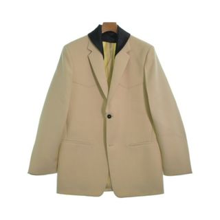 ジルサンダー(Jil Sander)のJIL SANDER ジルサンダー カジュアルジャケット 48(L位) ベージュ 【古着】【中古】(テーラードジャケット)