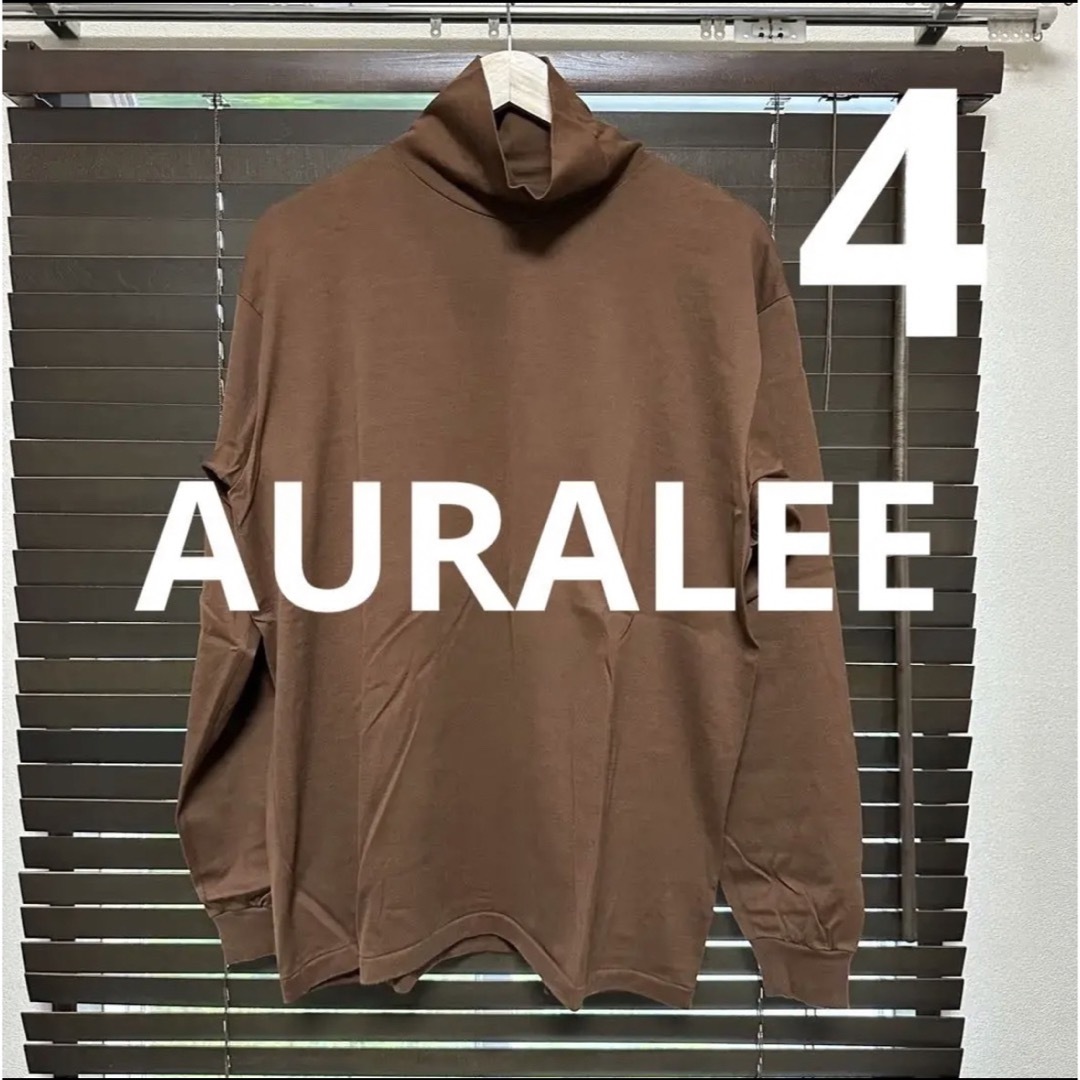 AURALEE オーラリー ハイネック カットソー tシャツ | フリマアプリ ラクマ