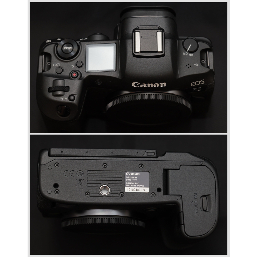 極上美品　Canon R5 ボディー　シャッター回数少ない　キャノン　綺麗